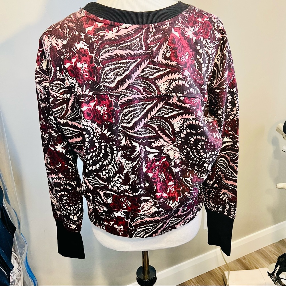Joie NWT printed crewneck pullover